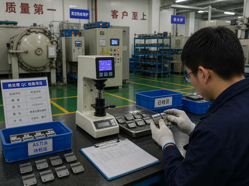 Dog Clipper Blade Hardness Test