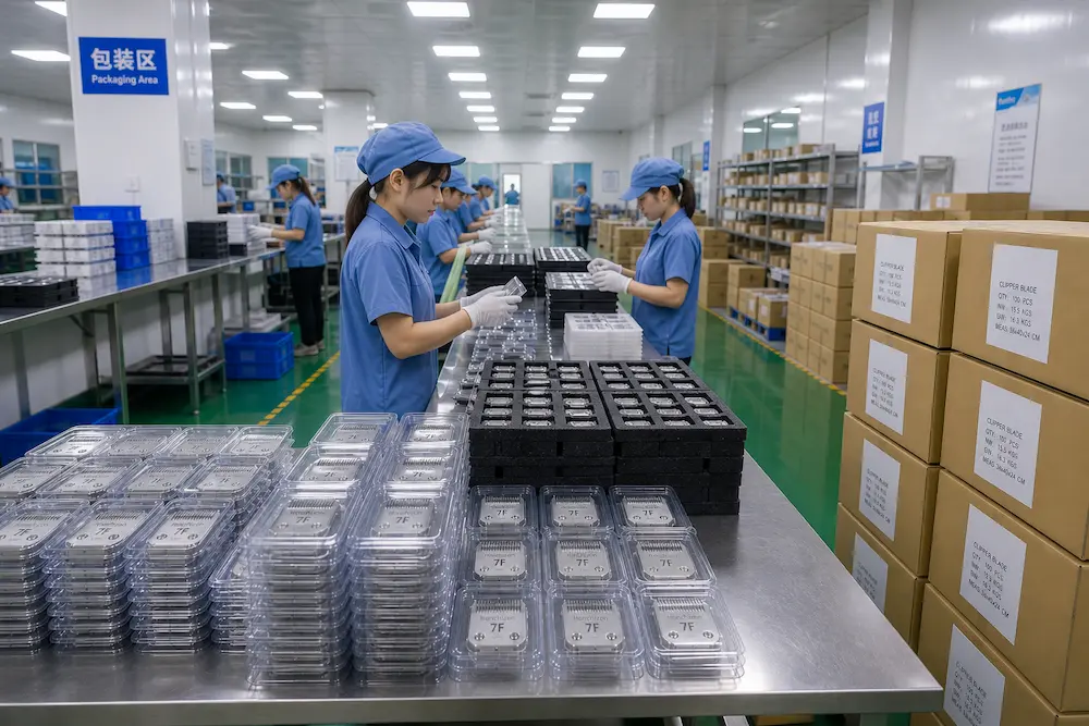 dog clipper blade production line